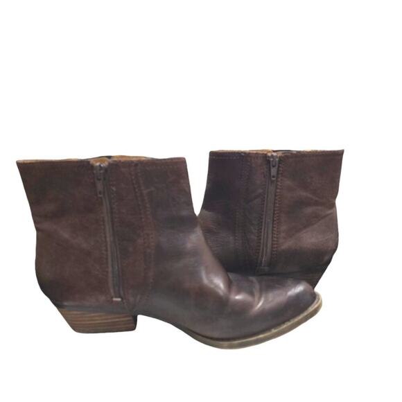 Nine West Vintage American Collection Bootie Size 8 Brown Western - Picture 7 of 13
